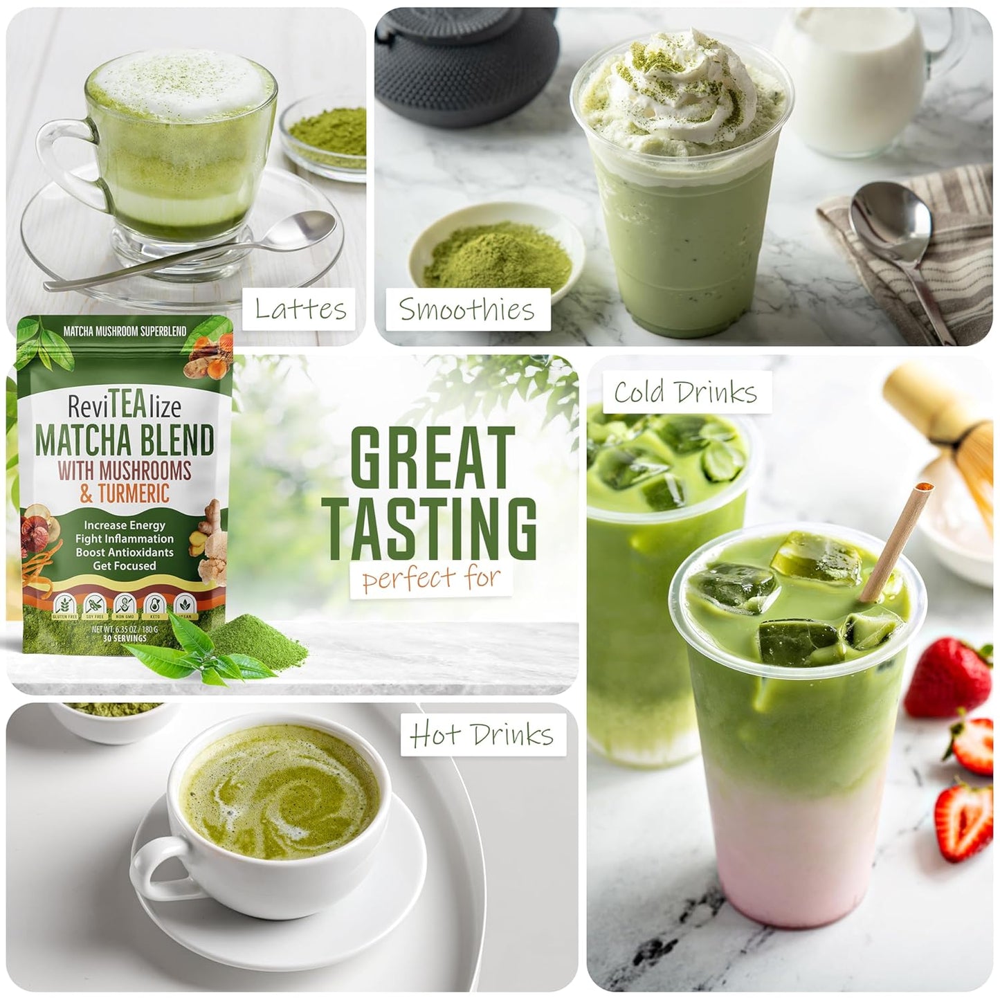 Matcha Mushroom Blend - Starter Kit