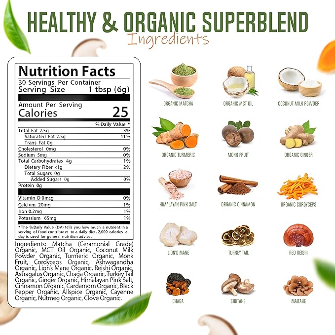 Matcha Mushroom Blend - Starter Kit