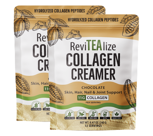 Collagen Creamer for Coffee or Tea - Chocolate - 2PACK