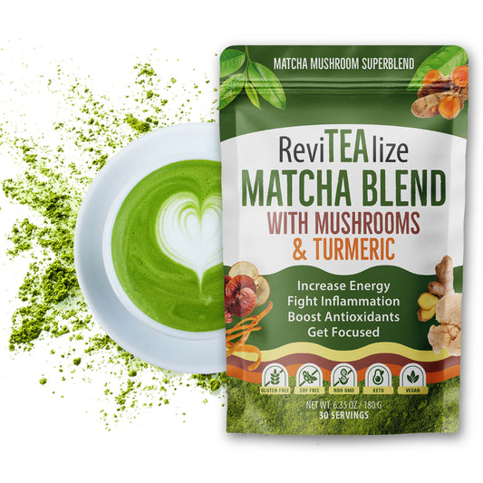 Matcha Mushroom Super Blend - 30 Servings