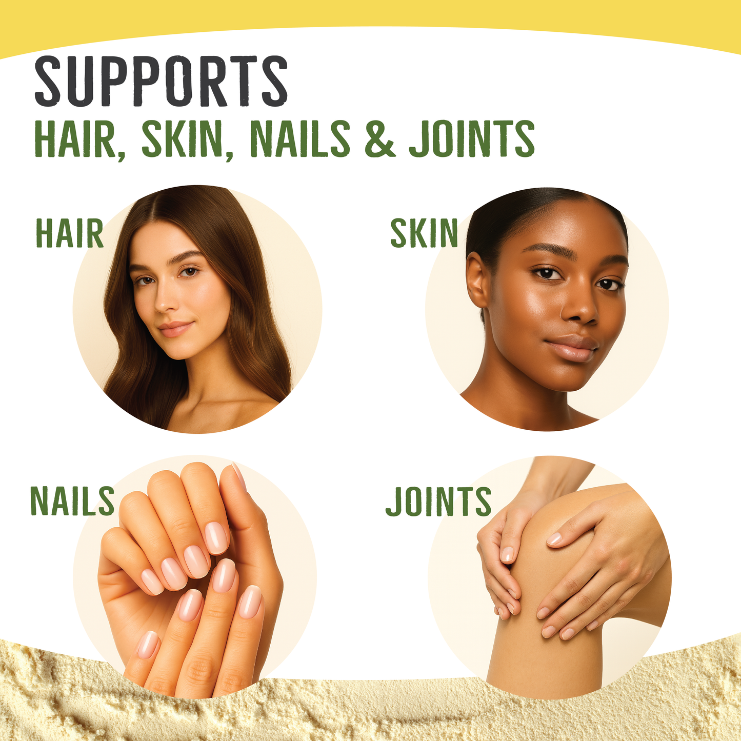 Collagen Creamer for Coffee - Grass Fed Collagen Peptides Powder with MCT Oil for Hair, Skin, Nails & Joint Support