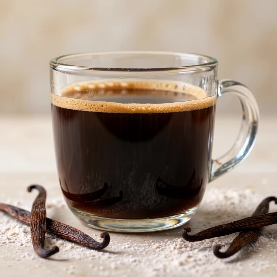 ReviTEAlize Collagen Creamer swirling into a mug of hot coffee